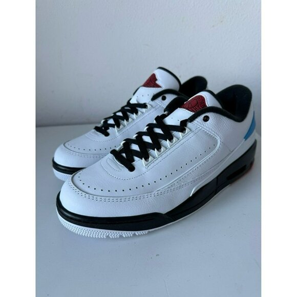 11  MEN\'S NIKE JORDAN 2/3 WHITE BLACK RED FD0383-104 BASKETBALL SNEAKERS B GRADE main image 6